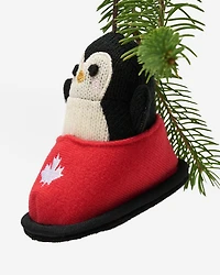 Bobsleigh Penguin Ornament