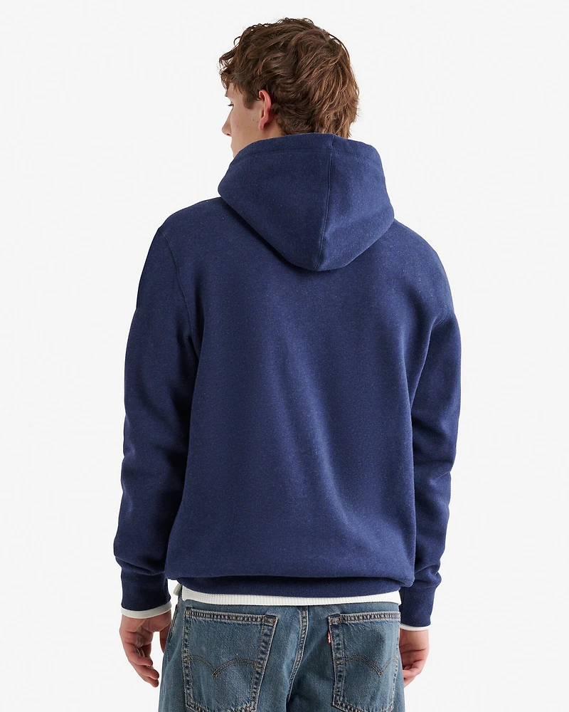 Chandail kangourou original à capuchon en coton bio