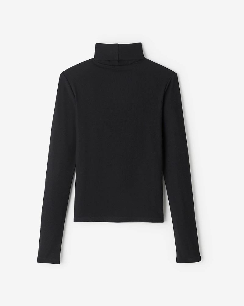 Rib Turtleneck
