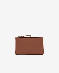 Pochette moyenne à glissière en cuir Nuage