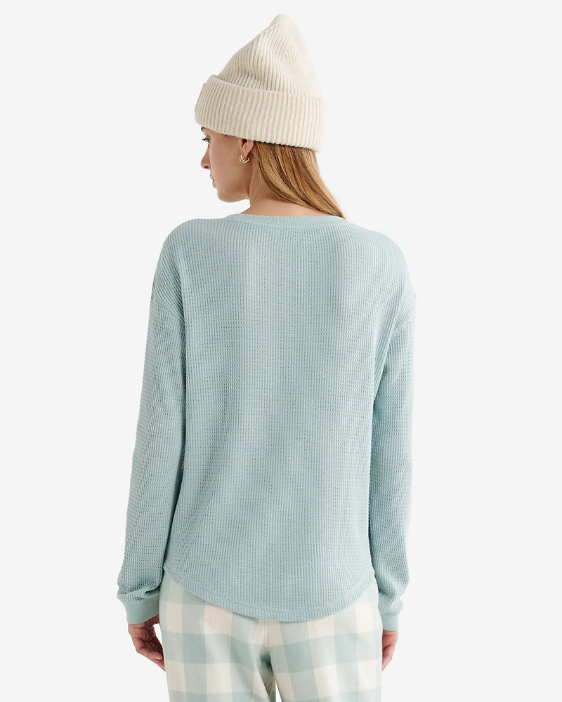 Waffle Long Sleeve Top