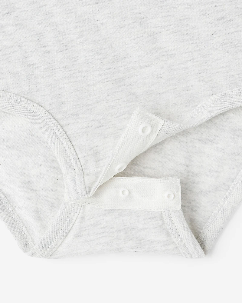 Combinaison à manches courtes Cooper en coton bio pour bébés