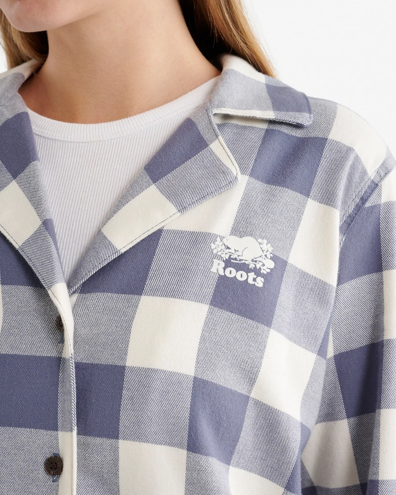 Womens Plaid Pajama Set