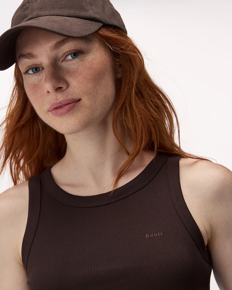 Camisole côtelée ajustée Roam