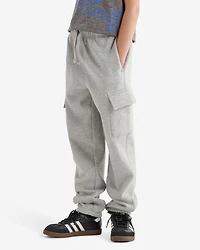 Pantalon cargo décontracté en molleton de coton bio Cooper pour enfants