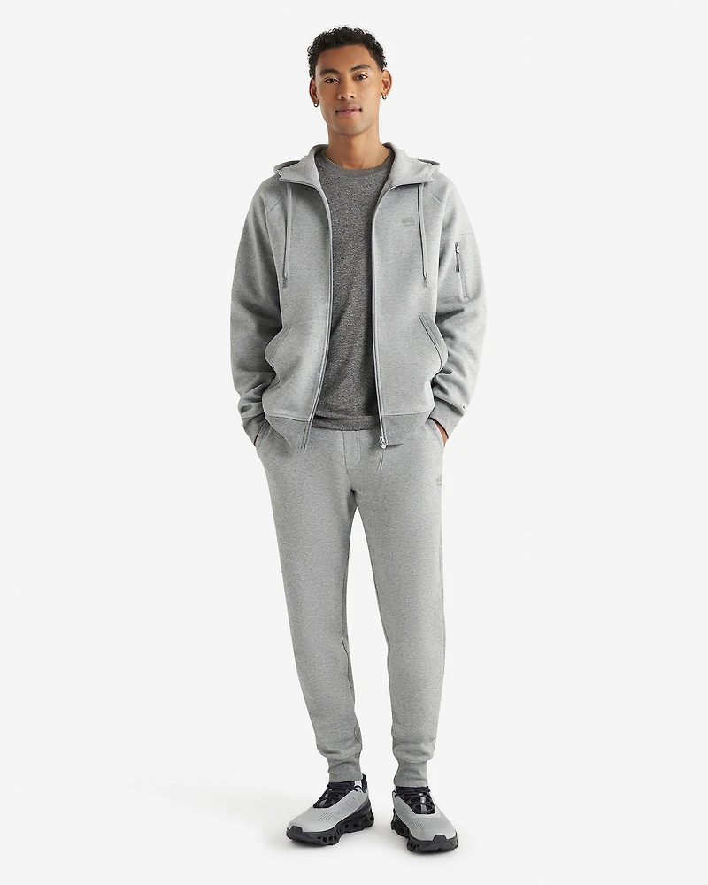 Chandail à capuchon et glissière en tissu interlock Recover