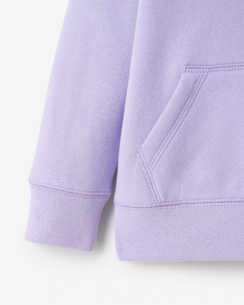 Chandail original à capuchon et glissière en coton bio pour tout-petits