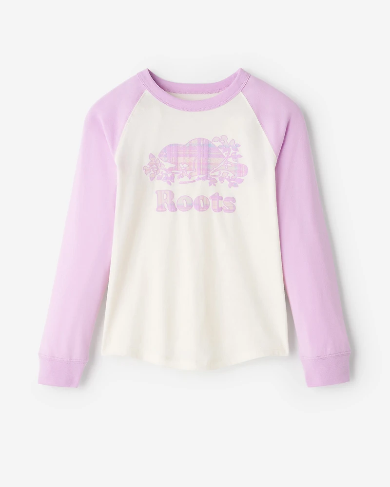 T-shirt style baseball à carreaux pour enfants