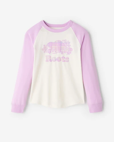 T-shirt style baseball à carreaux pour enfants