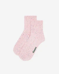 Womens Cotton Cable Ankle Sock