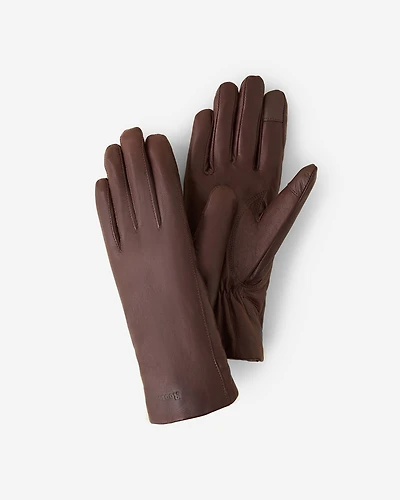 Gants tactiles en cuir nappa pour femmes