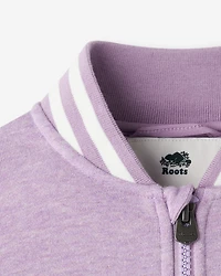 Blouson universitaire scintillant Cooper pour toutes-petites