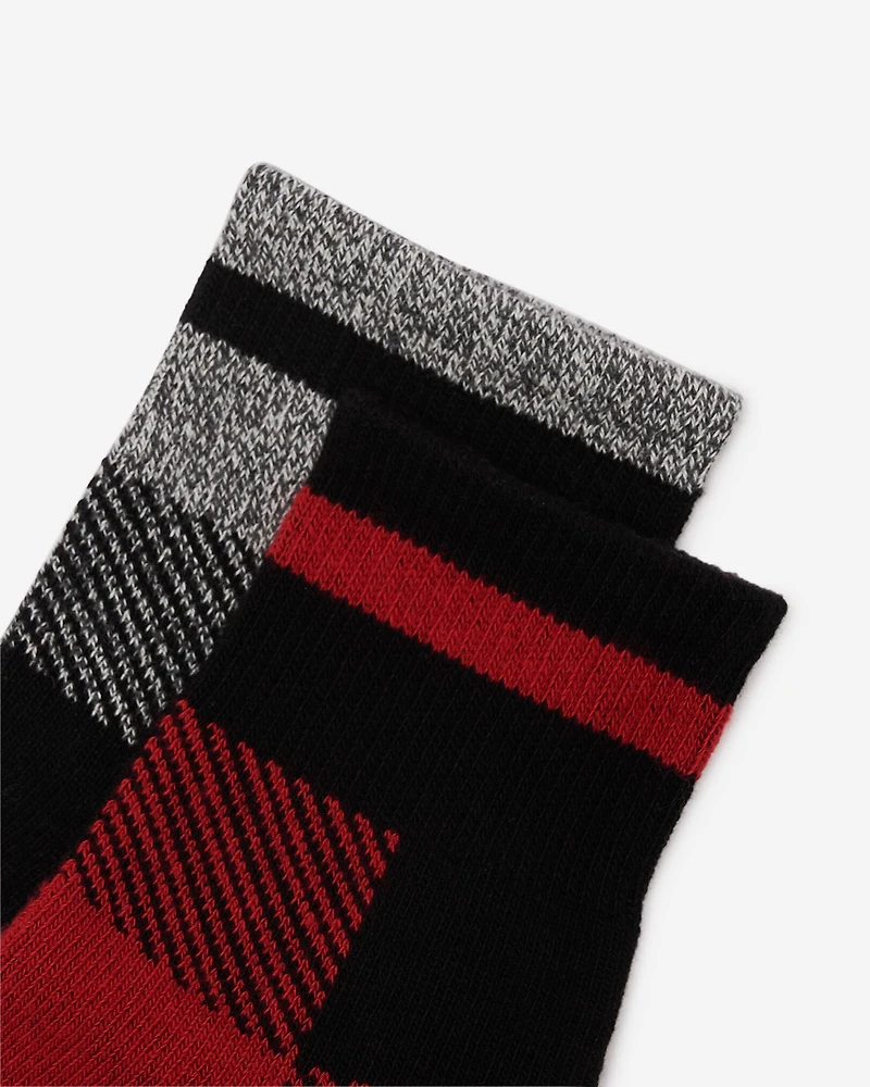Adult Park Plaid Ankle Sock 2 Pack
