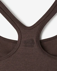 Camisole sport courte en tricot
