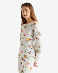 Womens Holiday Pajama Top