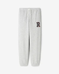 Kids Plaid Applique Sweatpant