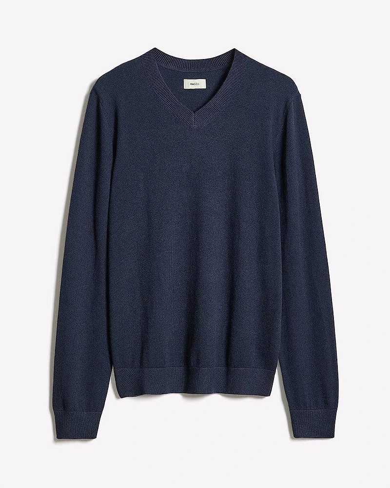 Long-Sleeve V-Neck Sweater