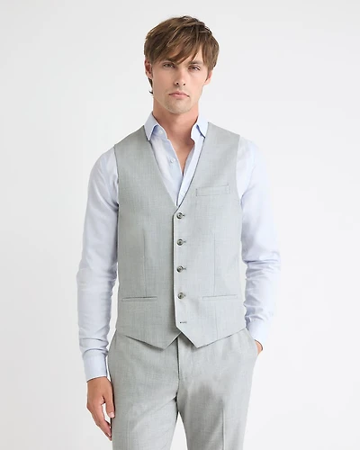 Essential Light Grey Suit Vest