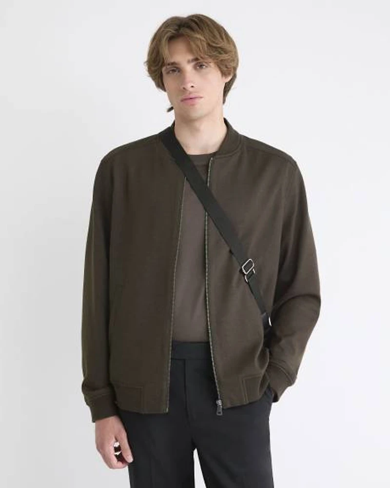 Chocolate Bomber Jacket