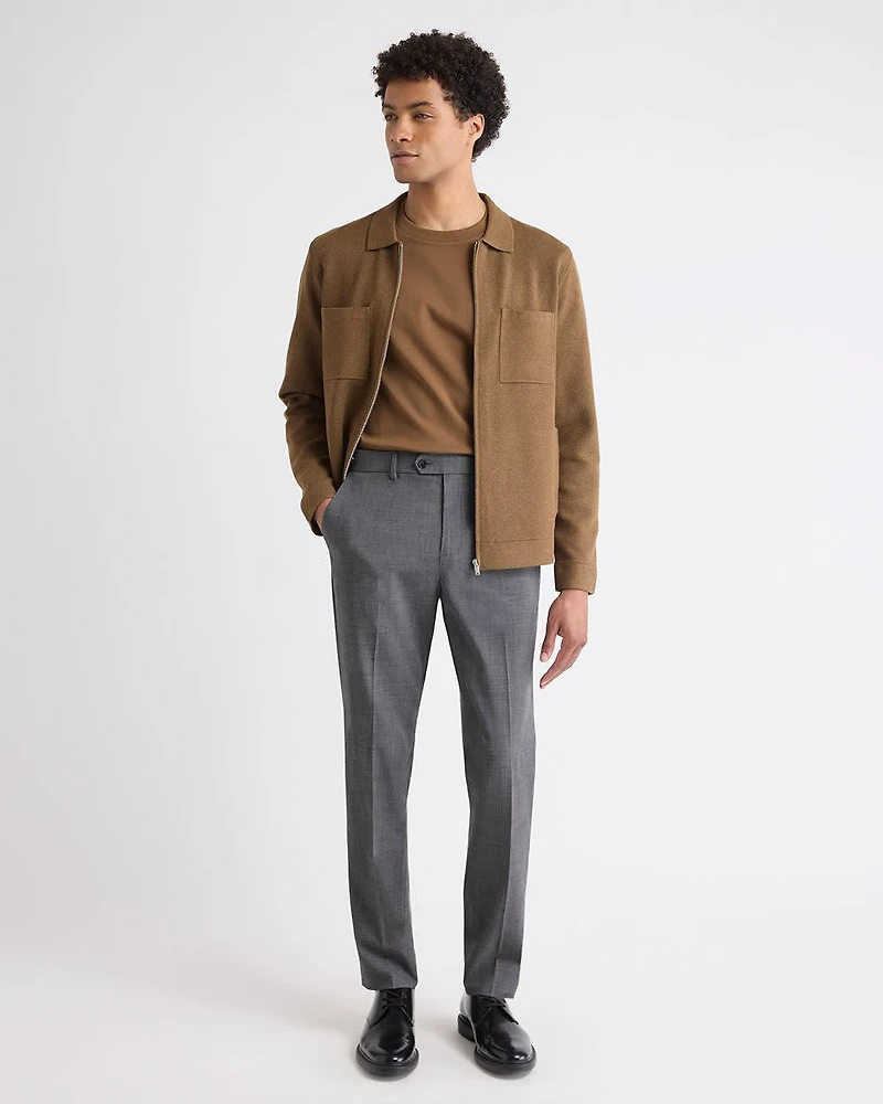 Black Slim-Fit Essential Pant