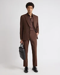 Slim-Fit Wool Suit Pant