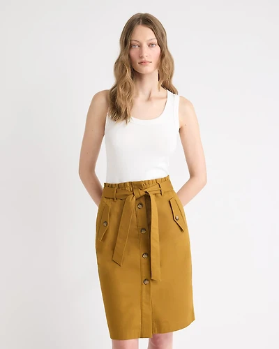 Solid Scoop-Neck Cami with Wide Straps