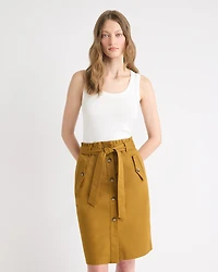 Solid Scoop-Neck Cami with Wide Straps