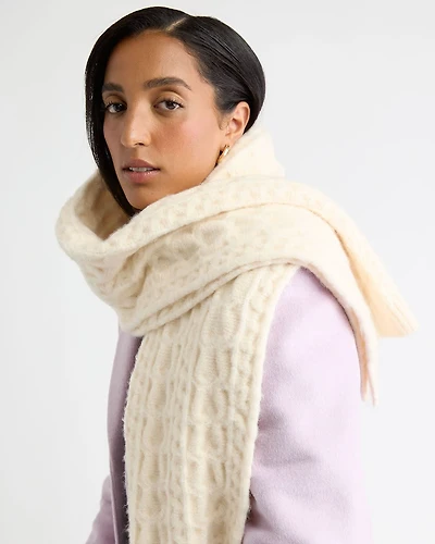 Cable-Knit Scarf