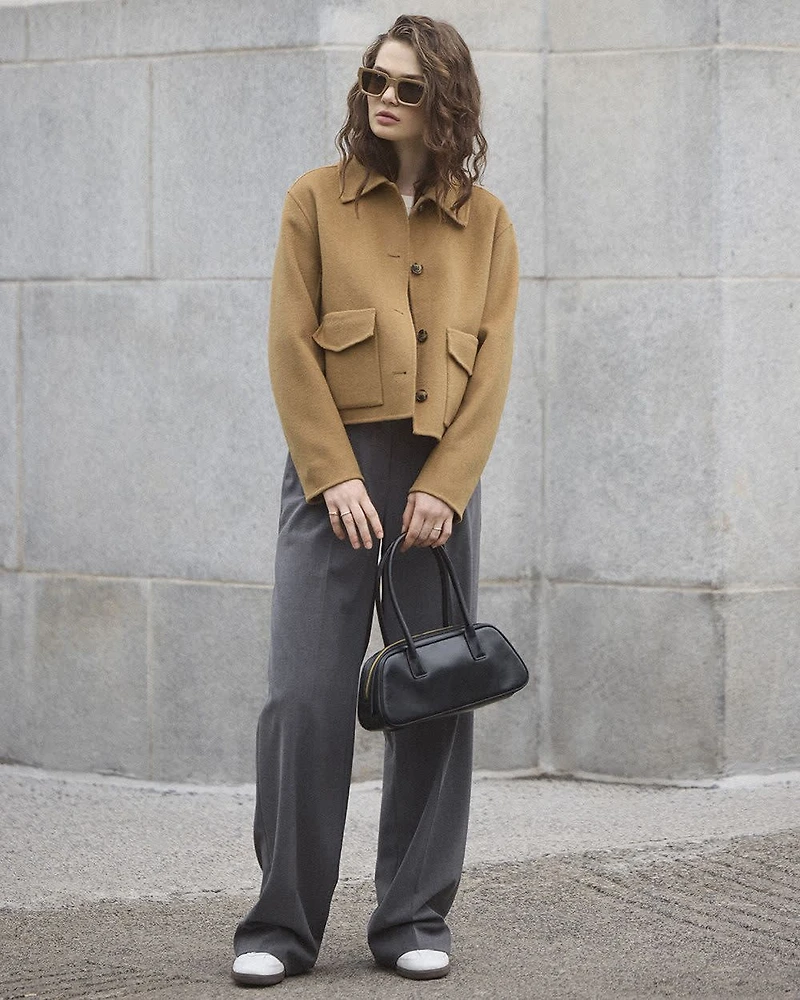 Veste de Corvée Double-Face en Laine