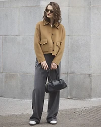 Veste de Corvée Double-Face en Laine