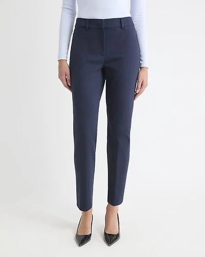 Pantalon Indispensable Signature Cheville à Jambe Étroite et Taille Mi-Haute