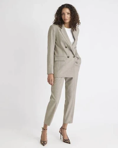 Relaxed-Fit Double-Breasted Blazer