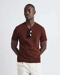 Solid Supima (R) Cotton V-Neck T-Shirt
