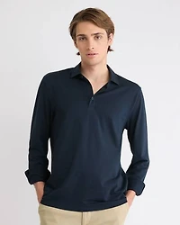 Long-Sleeve Supima (R) Cotton Polo
