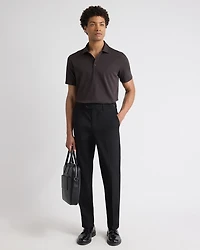 Black Tailored-Fit Essential Pant