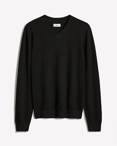 Long-Sleeve V-Neck Sweater