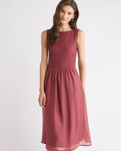 Sleeveless Textured Mini Dress