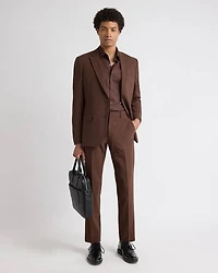 Slim-Fit Wool Suit Pant