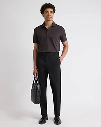 Black Tailored-Fit Essential Pant