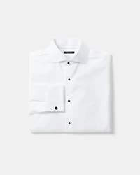 White Tuxedo Dress Shirt