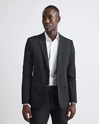 Black Slim Fit E-Tech Blazer