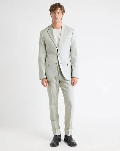 Veston de Complet Essentiel Gris Clair