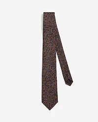Regular Tie with Leopard Print