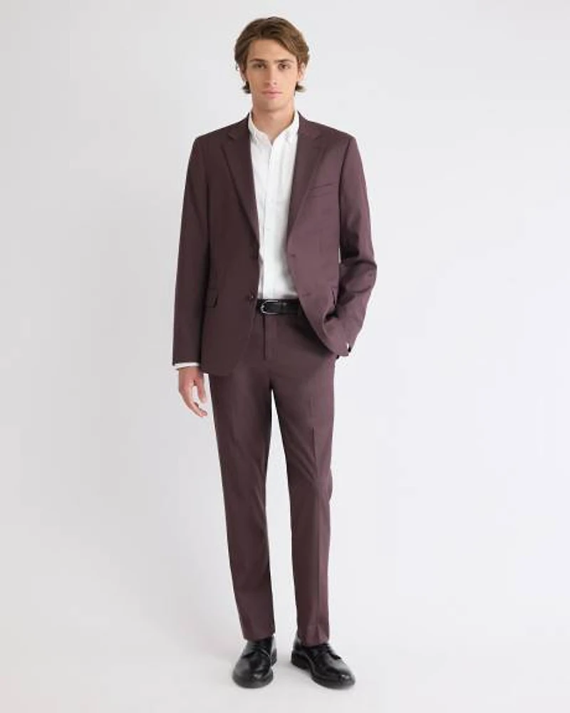 Pantalon de Complet Lavande à Coupe Étroite