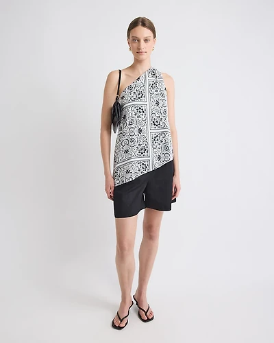 Blouse à Une Épaule