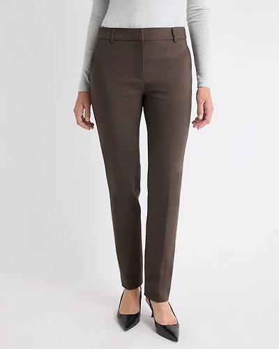 Limitless Mid-Rise Long Slim-Leg Signature Pant