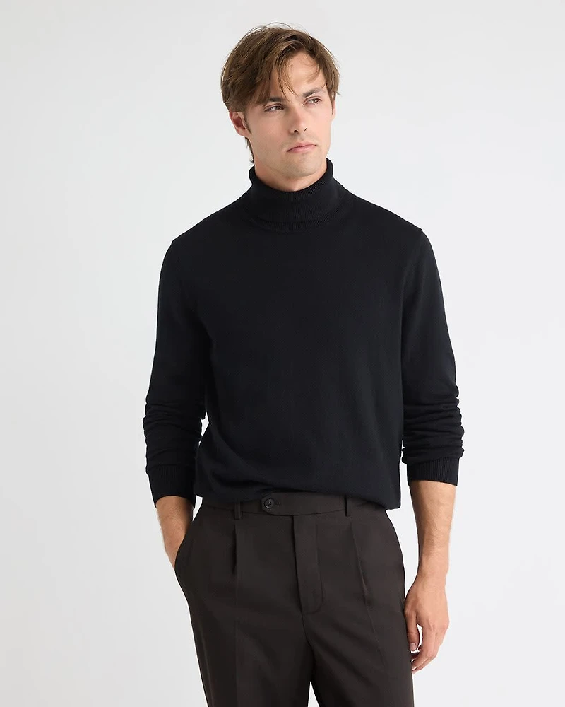 Long-Sleeve Turtleneck Sweater