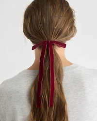 Hair Elastics with Velvet Bow