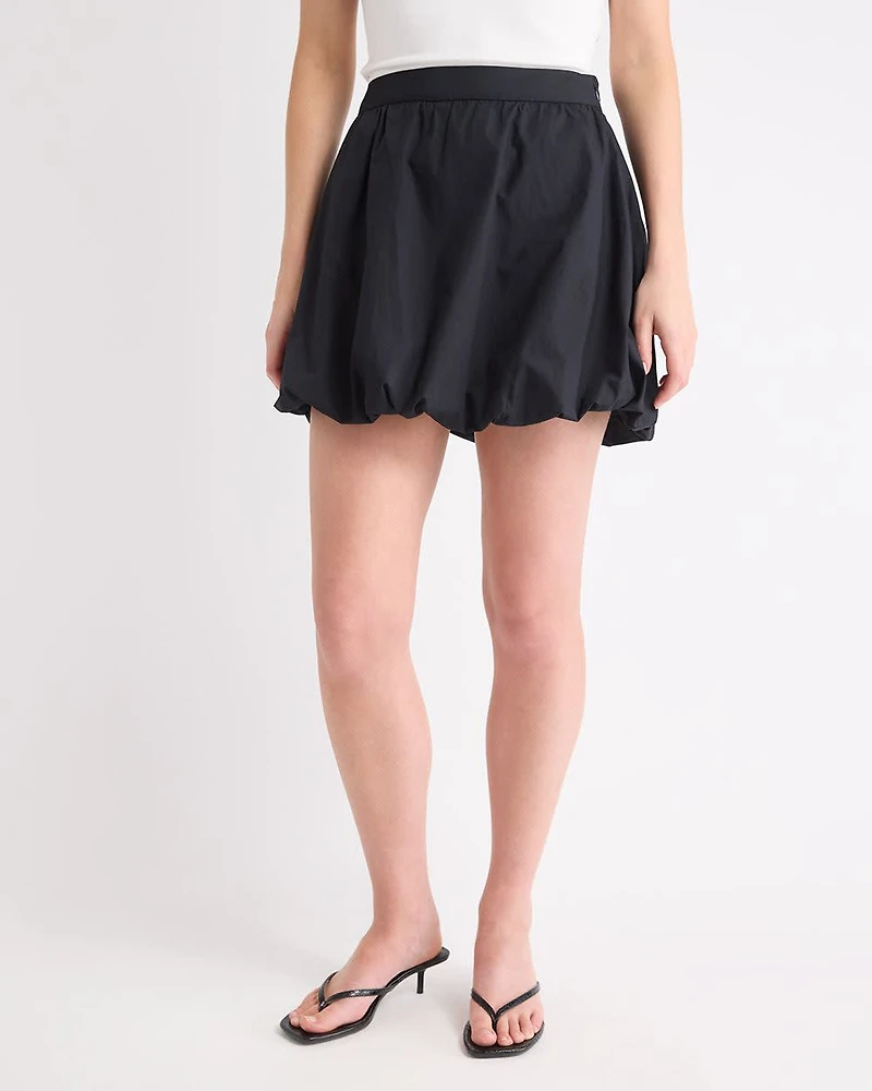 High-Rise Bubble Mini Skirt