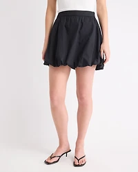 High-Rise Bubble Mini Skirt